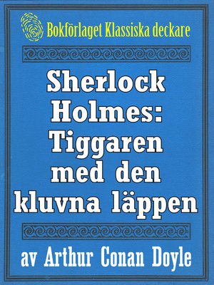 cover image of Sherlock Holmes: Tiggaren med den kluvna läppen
